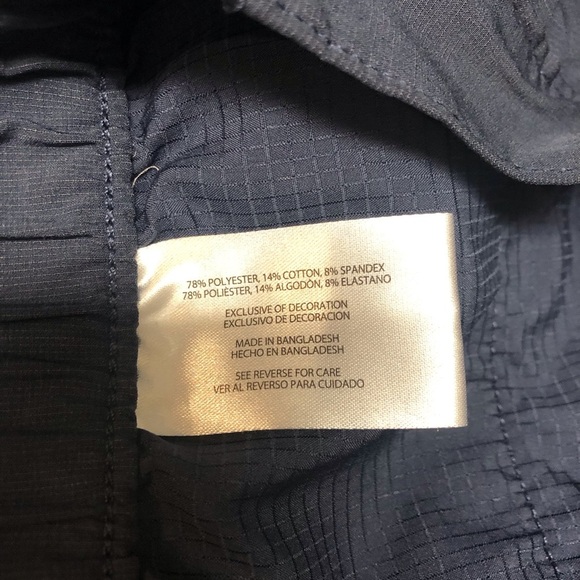 Banana Republic Mens 34 Blue Flat Front Performance Shorts Comfort Waist - Picture 5 of 5